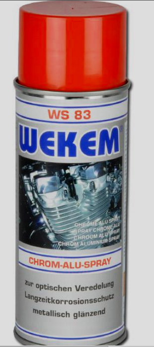 Wekem Chrom-Alu-Spray / 12 Spraydosen